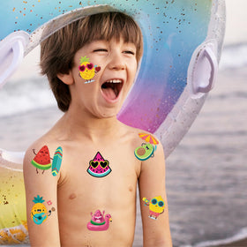 winthrop tattoo applied on child wrist demonstrating fun wearable decoration