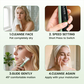 Wiocv precision eyebrow razor with LED delivering clean brow shaping benefit