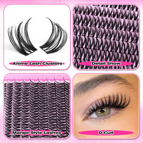wiwoseo finished cat-eye lash look demonstrating lifted eyes and dramatic effect