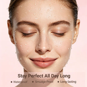 Wiyakwnry before-and-after eyebrow comparison showing fuller, defined brows after application
