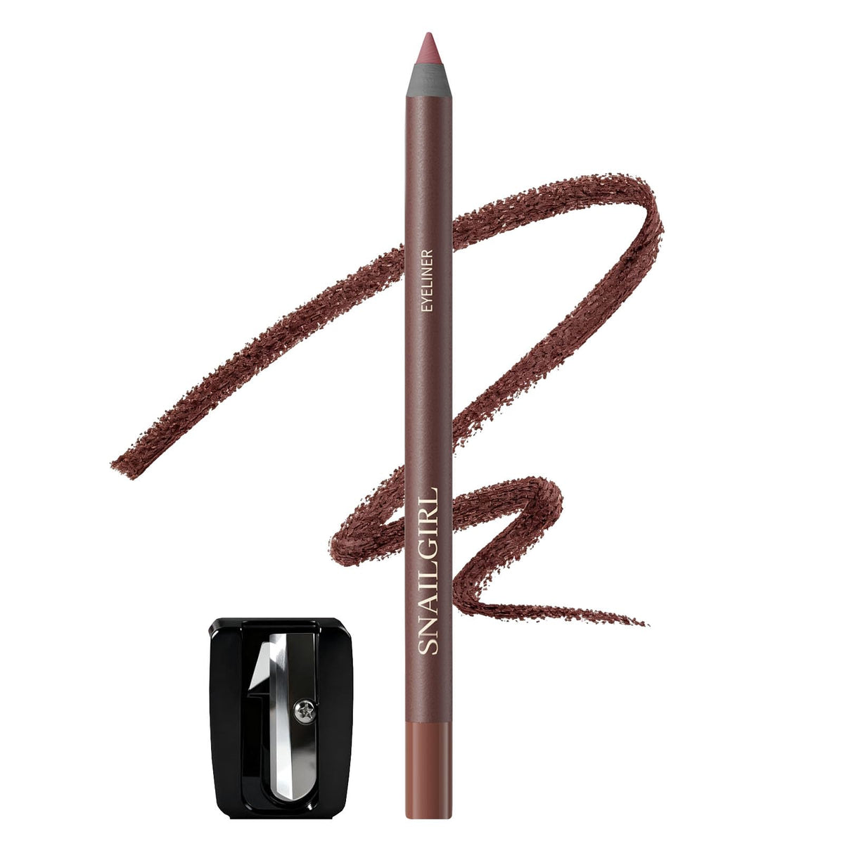 Wiyakwnry front packaging showing plum brown pencil and cap, clear brand visibility and benefit