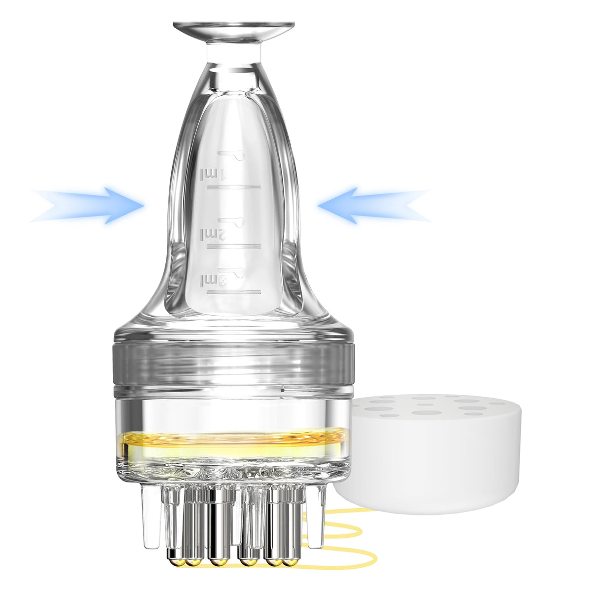WL-YBOPRO applicator front view showing compact design and easy grip benefit