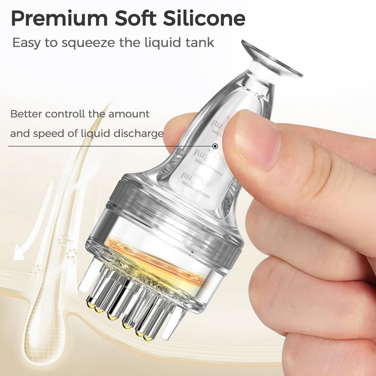 WL-YBOPRO cap and nozzle detail illustrating leak-proof closure benefit