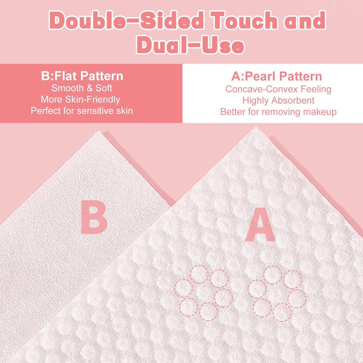 WMQL pearled texture close-up enhances makeup removal effectiveness