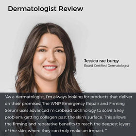 WNP vials staged in spa setting suggesting professional care at home