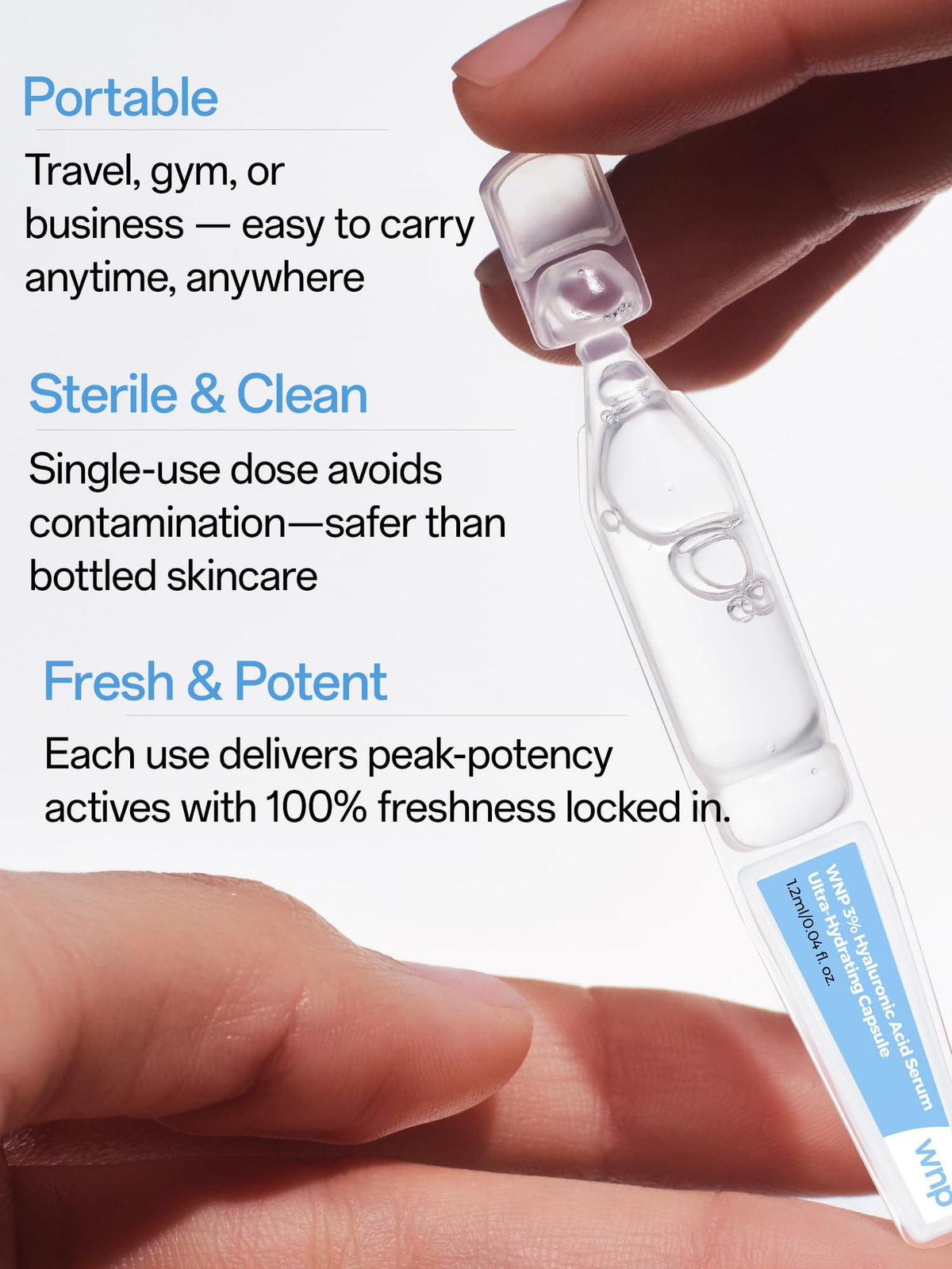 WNP hyaluronic acid ingredient focus illustrating deep hydration