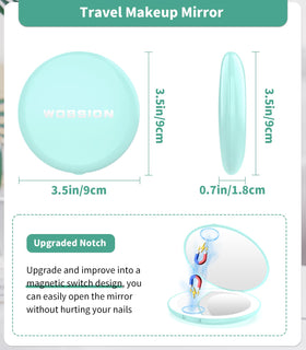 wobsion close-up 10x magnification surface for precise grooming