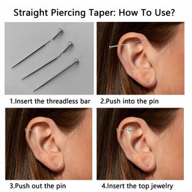 WOLAYI close-up of taper tip showing fine needle detail for secure hold