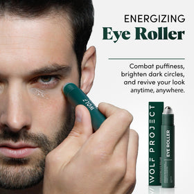 The Wolf Project metal rollerball close-up offering cooling application benefit