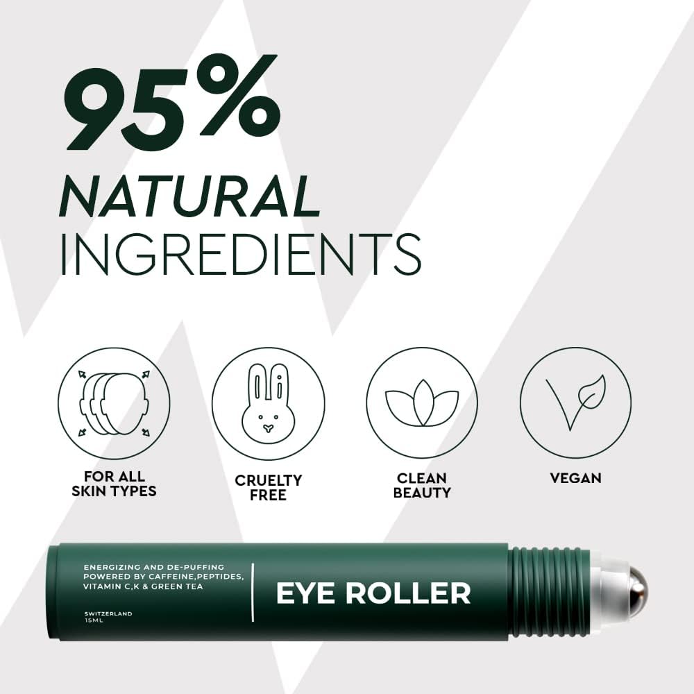The Wolf Project in a bathroom morning routine showing energized-looking eyes benefit