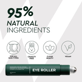 The Wolf Project in a bathroom morning routine showing energized-looking eyes benefit
