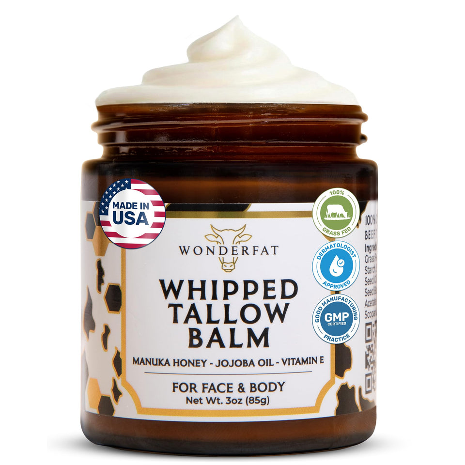 Wonderfat front jar showing clean packaging and balm for easy identification