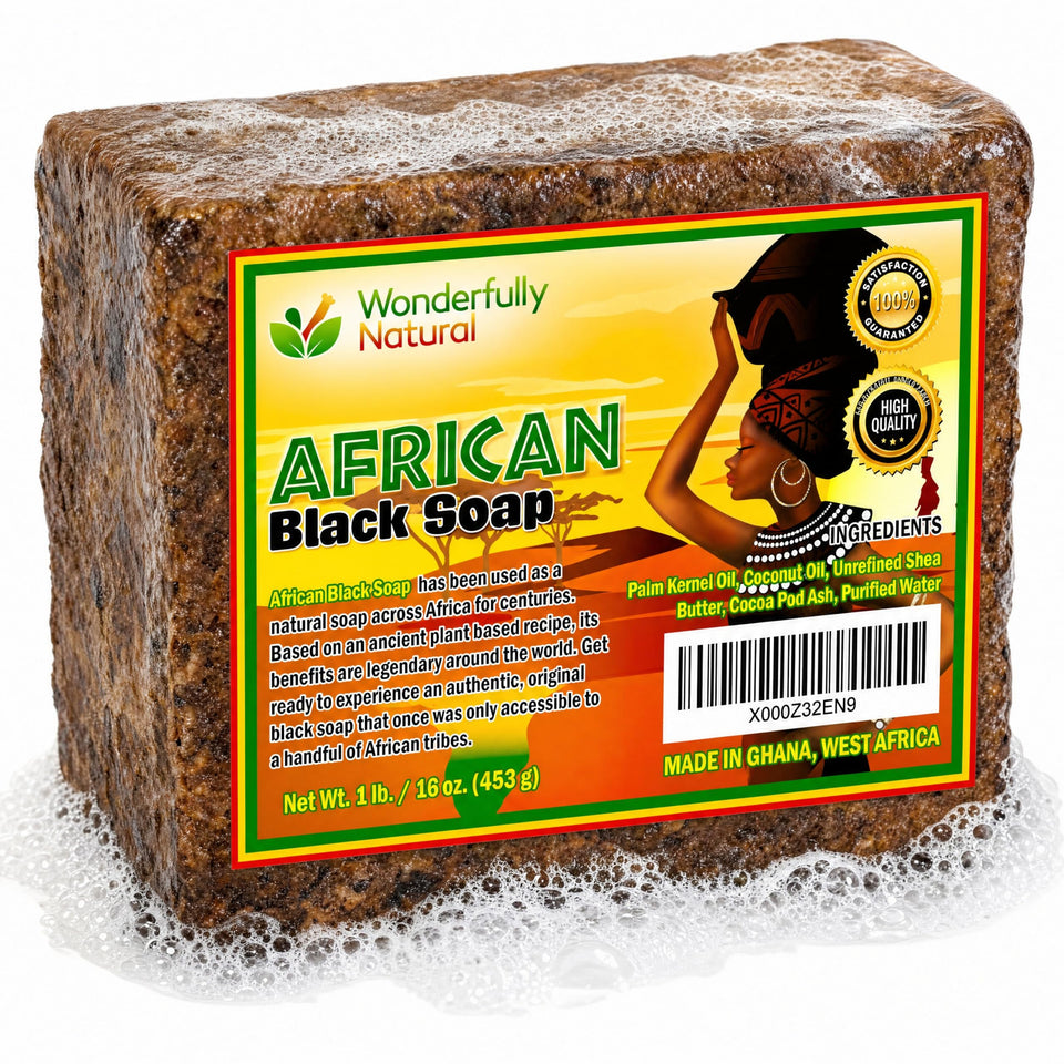 Wonderfully Natural front packaging showing 1 lb bar and premium box benefit: ready to gift