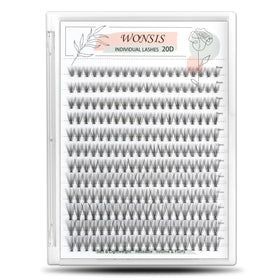 WONSIS front packaging showing 240 lash clusters and product benefit clarity