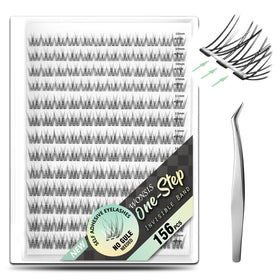 WONSIS front packaging showing 156-piece lash cluster box and contents for value