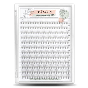 WONSIS front packaging showing 240-piece clusters and mixed lengths for styling