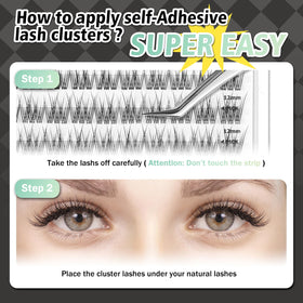 WONSIS lifestyle image of worn lashes enhancing eyes for effortless day-to-night