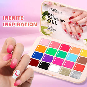 Woobena hands using sponge pat technique to create a smooth gradient quickly