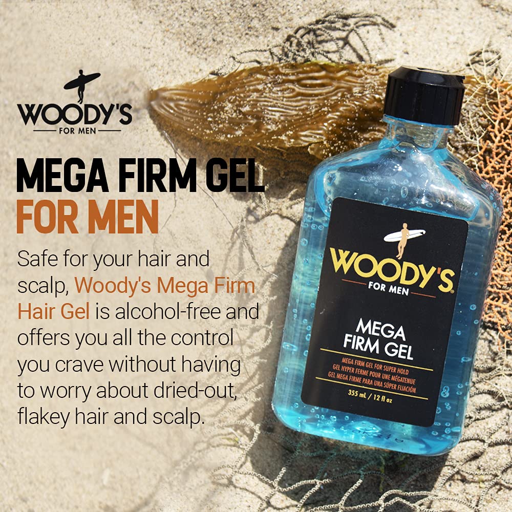 Woody's open cap gel texture showing smooth consistency for easy spread