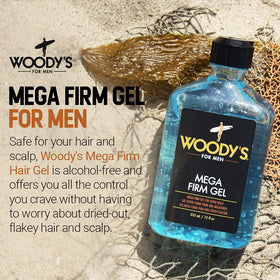 Woody's open cap gel texture showing smooth consistency for easy spread