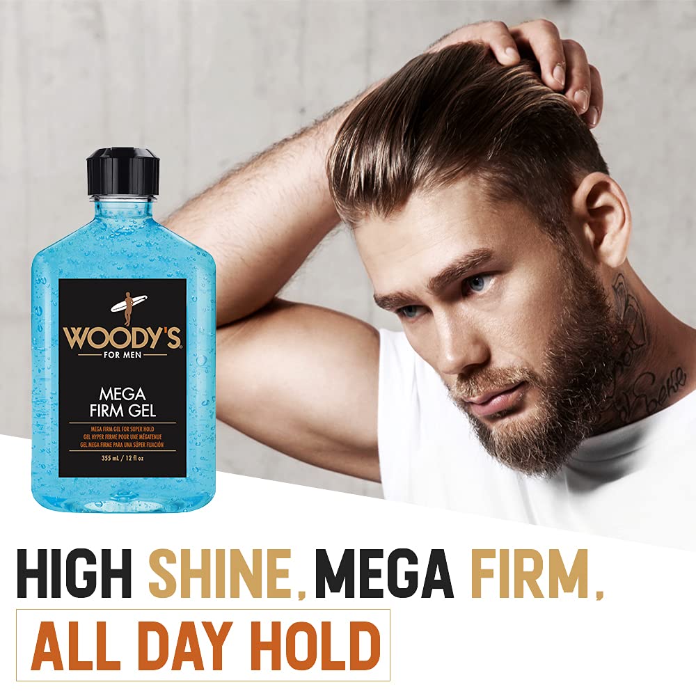 Woody's gel on palm demonstrating easy application and controlled hold