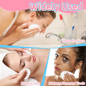 Woozettn in use removing makeup to show effective gentle cleansing
