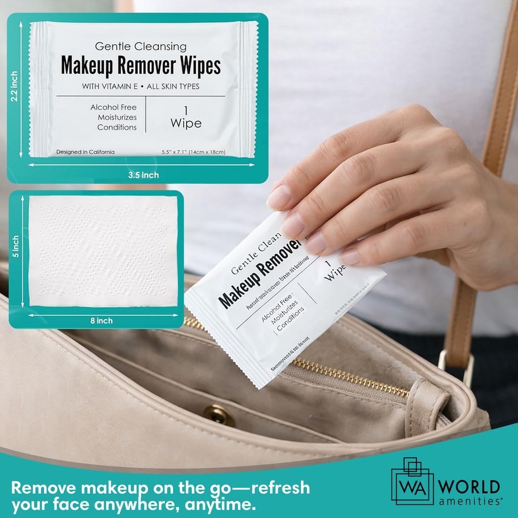 World Amenities label detail with Vitamin E callout for hydration benefit