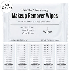 World Amenities wipe used in nighttime routine for quick skin freshening