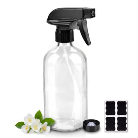Worldgsb clear 16oz bottle front view showing clean design and capacity