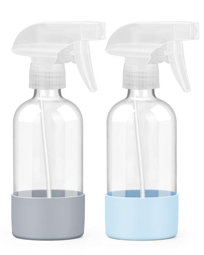 Worldgsb front view showing both blue and grey bottles and protective sleeves