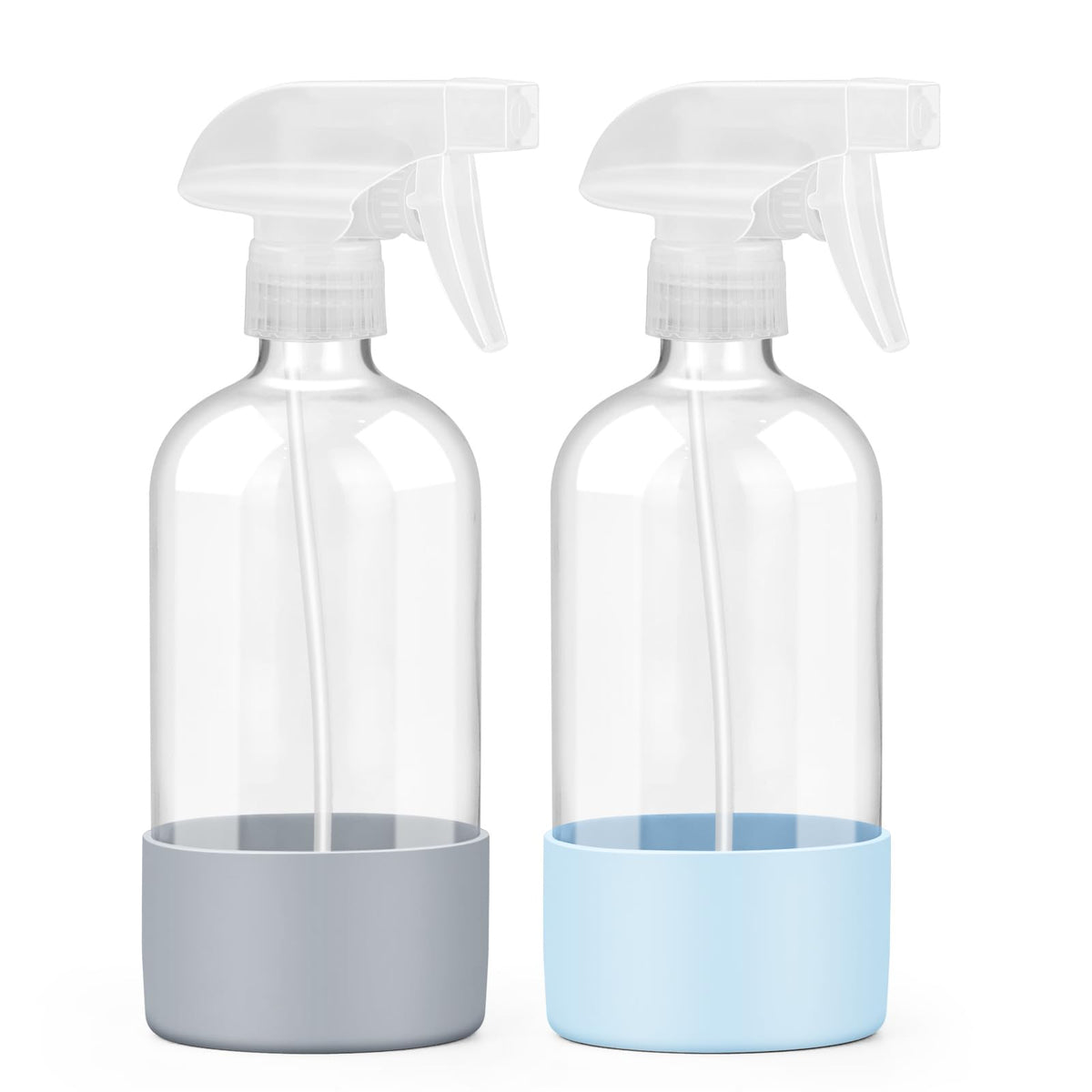 Worldgsb front view of blue and grey bottle pair showing capacity and sleeves