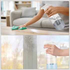 Worldgsb on a bathroom counter used as facial and hair spritz for convenience
