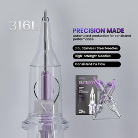 Wormhole cartridge sealed bag packaging ensuring sterile single-use