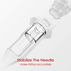 Wormhole Tattoo studio lifestyle shot showing cartridges in workspace benefit professional presentation