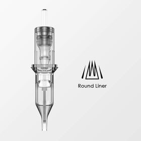 Wormhole Tattoo light-grey tube detail showing needle visibility benefit better ink control