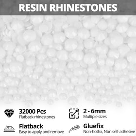 Worthofbest 24-grid storage case keeping rhinestones sorted for fast selection