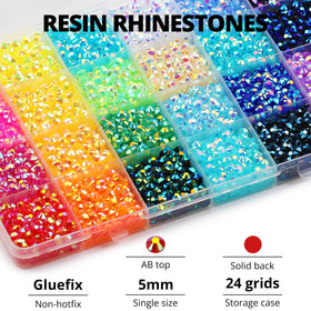 Worthofbest close-up of 5mm gem facets showing sparkle and color for eye-catching shine