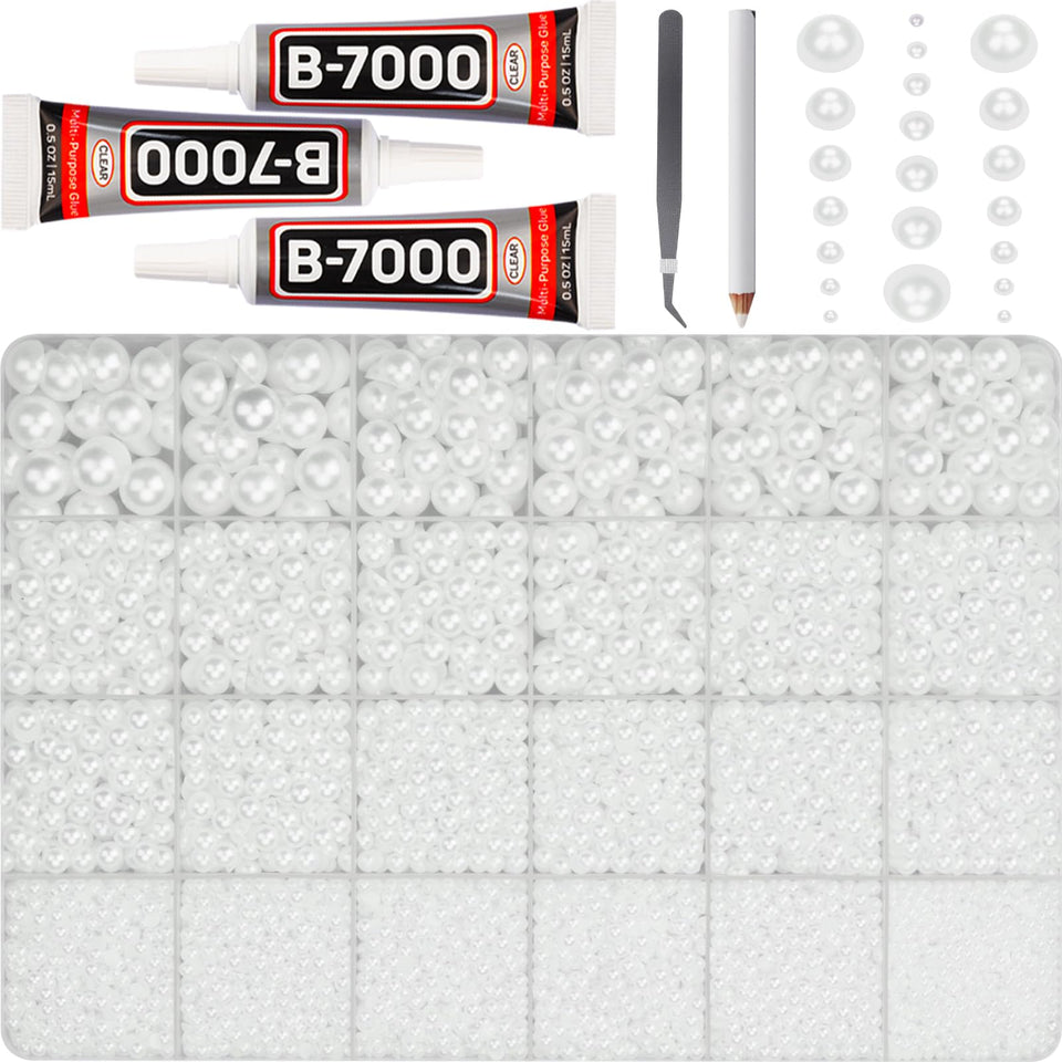 Worthofbest front packaging showing pearls kit and tools for easy crafting