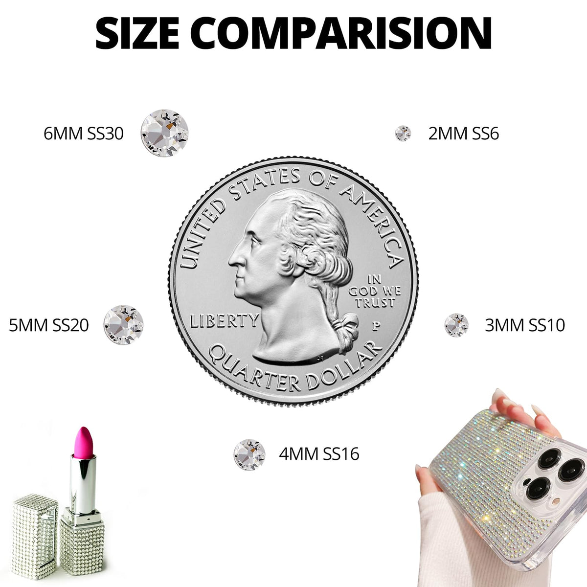 Worthofbest gem picker placing a rhinestone precisely for neat craft results