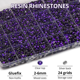 Worthofbest open organizer with sorted gems for quick size selection