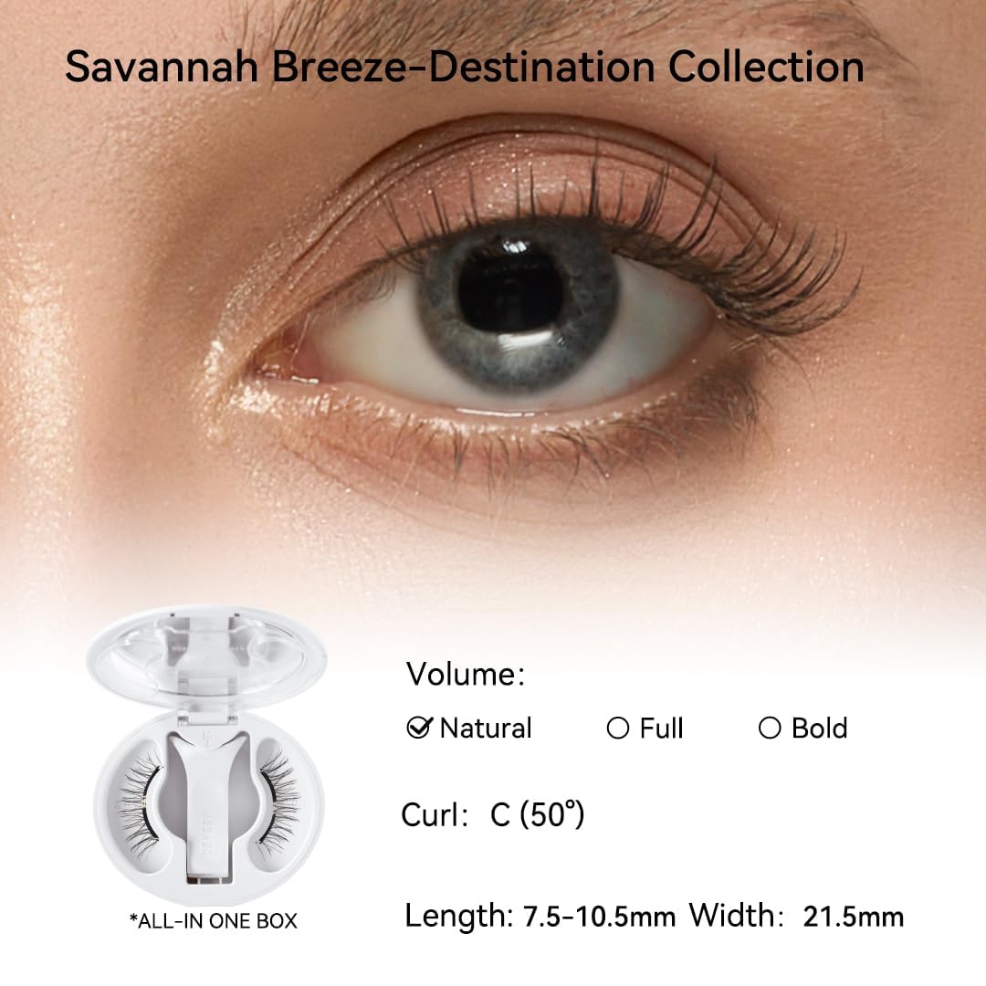 WOSADO applicator holding lashes for precise, easy placement