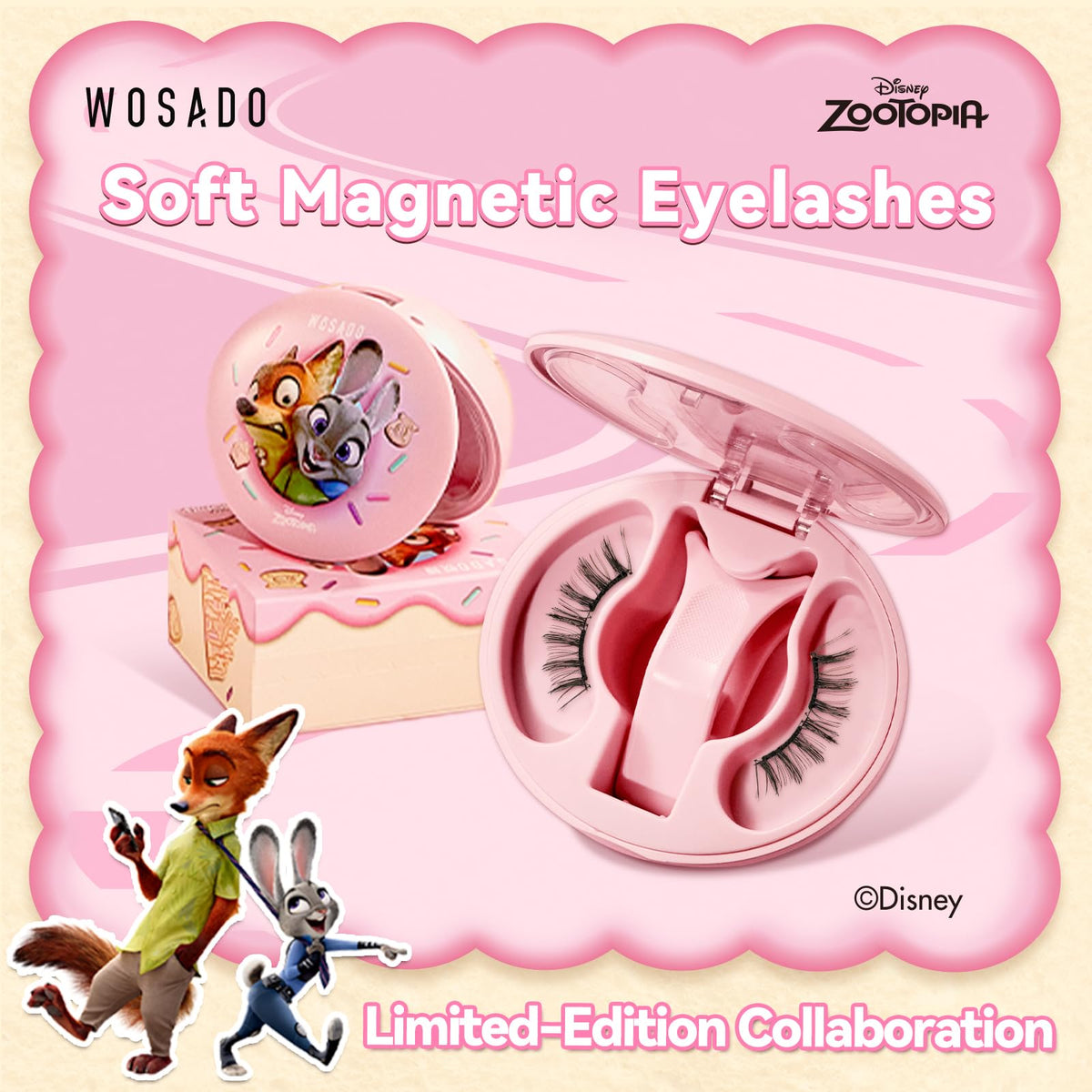 WOSADO applicator with magnetic lashes in kit, precise placement made easy