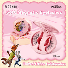 WOSADO Judy close-up of lash fibers showing wispy texture and lightweight comfort