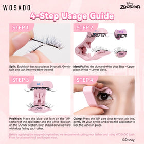 WOSADO Judy lifestyle evening look showing dramatic lashes enhancing makeup
