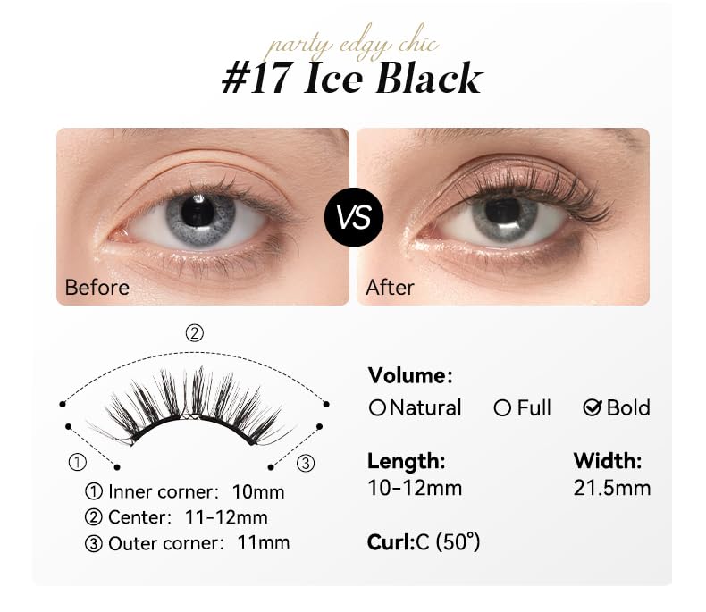 WOSADO lashes on model with natural makeup for subtle lash enhancement