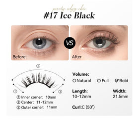 WOSADO lashes on model with natural makeup for subtle lash enhancement