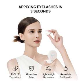 WOSADO lashes styled for evening look demonstrating wearable glamour