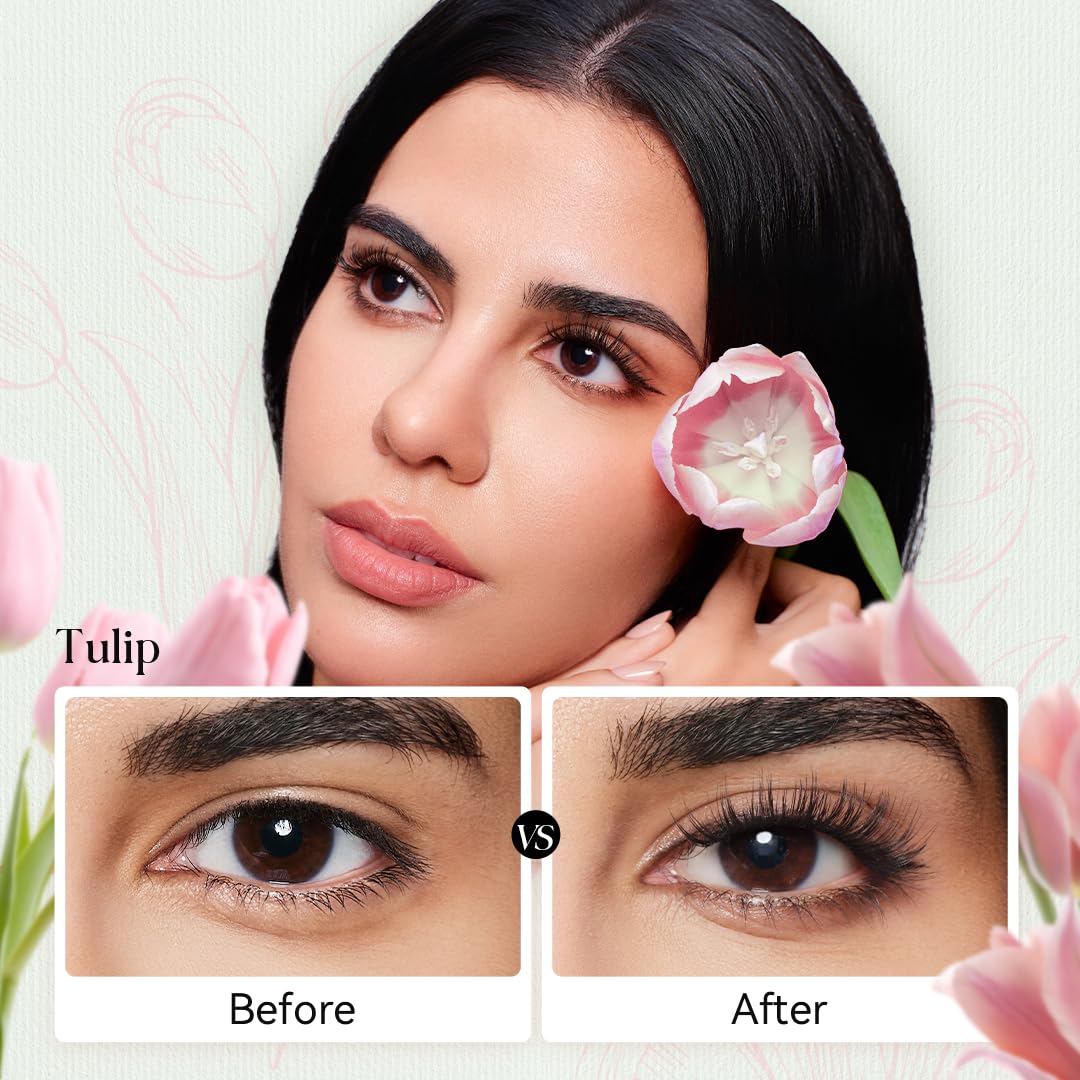 WOSADO Tulip applicator holding lashes for precise placement