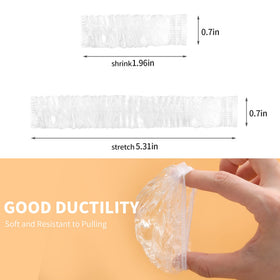 WOSHOP thin PE material close-up showing flexible waterproof texture benefit