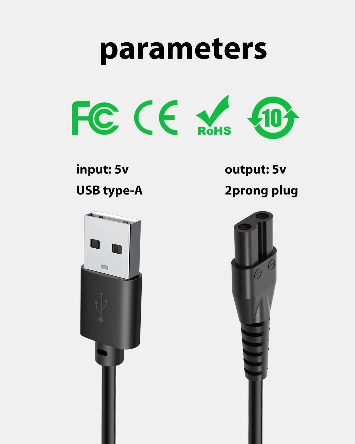 wotdmu cable beside ruler showing 1m length, provides clear size reference